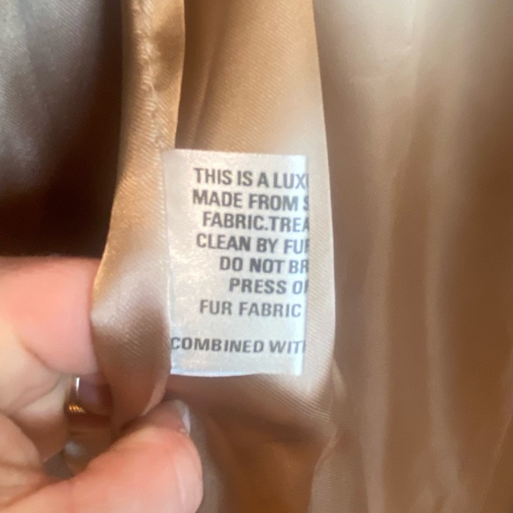 Vintage faux fur Adolph Schuman for Lilli Ann coat - Picture 7 of 10